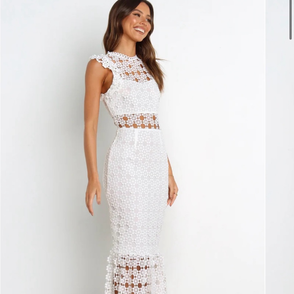 Petal and Pup Lauren dress - white